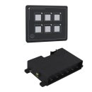 6-fach Membran Touch Panel mit LED - 12V / 24V