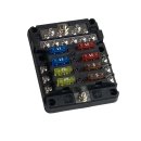 Sicherungshalter Kombi (+/-) Typ BLADE FUSE 6-fach mit LED-Kontrolleuchten