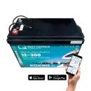 LiFePo4 Akku 12V / 300Ah - Smart BMS mit Bluetooth