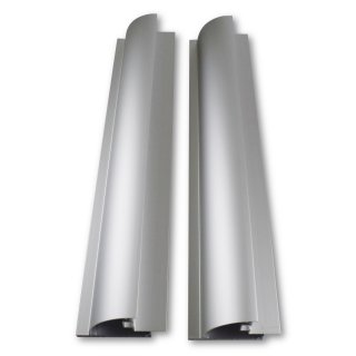 LiMoPower® Solarspoiler-Set aus Aluminium - Silber - Länge: 280 mm