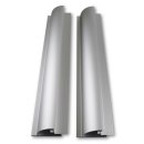 LiMoPower® Solarspoiler-Set aus Aluminium - Silber - Länge: 510 mm