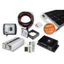 165 Watt LiMoPower Wohnmobil Solar Set - LMP 165 mit Wechselrichter 12V/1500W - NVS