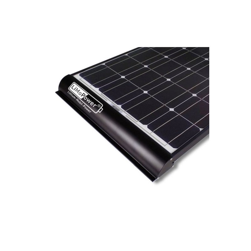 Solarmodul 100W (Watt) 12V (Volt) mit Bosch Solarzellen monokristallin