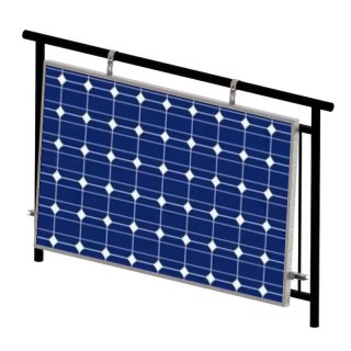 Balkonhalterung für 2 x Solarmodul 380W